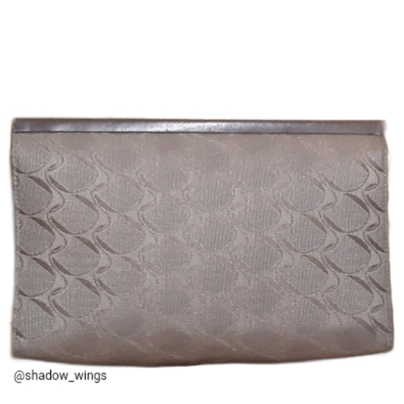 Vintage Movado Made in Italy Small Tan Clutch Purse - Picture 3 of 14